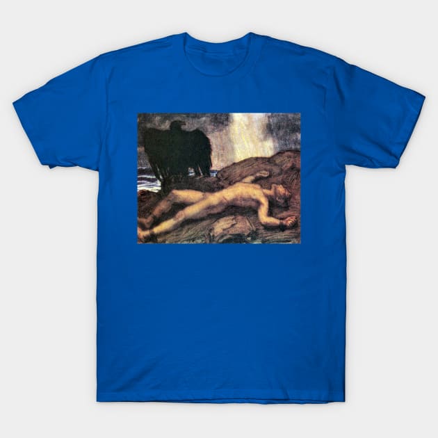 Prometheus - Franz Von Stuck T-Shirt by forgottenbeauty